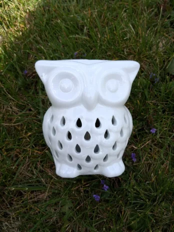 Brûle-parfum hibou – 2 couleurs au choix